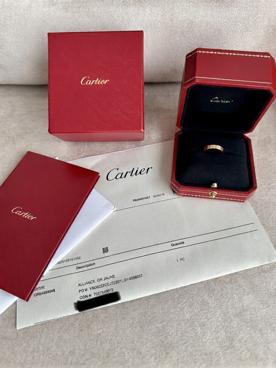 Cartier love small ring maat 49, Sieraden, Tassen en Uiterlijk, Ringen, Ophalen of Verzenden, Dame, Goud, Goud