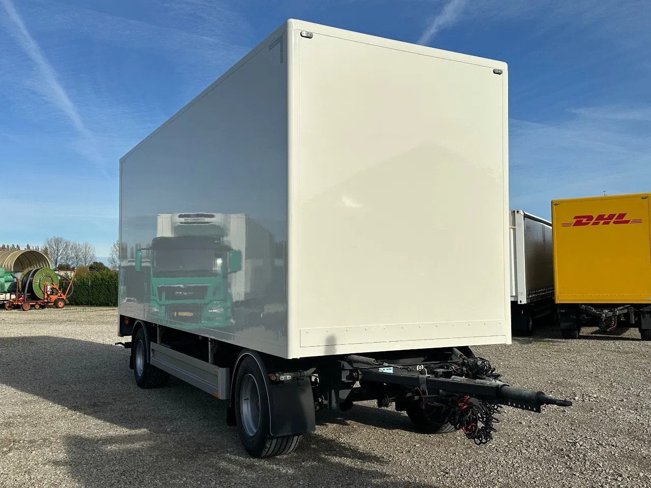 Pacton PACTON GESLOTEN AANHANGER MET LAADKLEP (bj 2020), Auto's, Vrachtwagens, Overige brandstoffen, Origineel Nederlands, Bedrijf