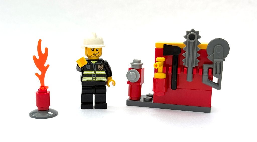 Lego Classic Town no. 5613: Firefighter, Gebruikt, Overige thema's, Lego, Compleet