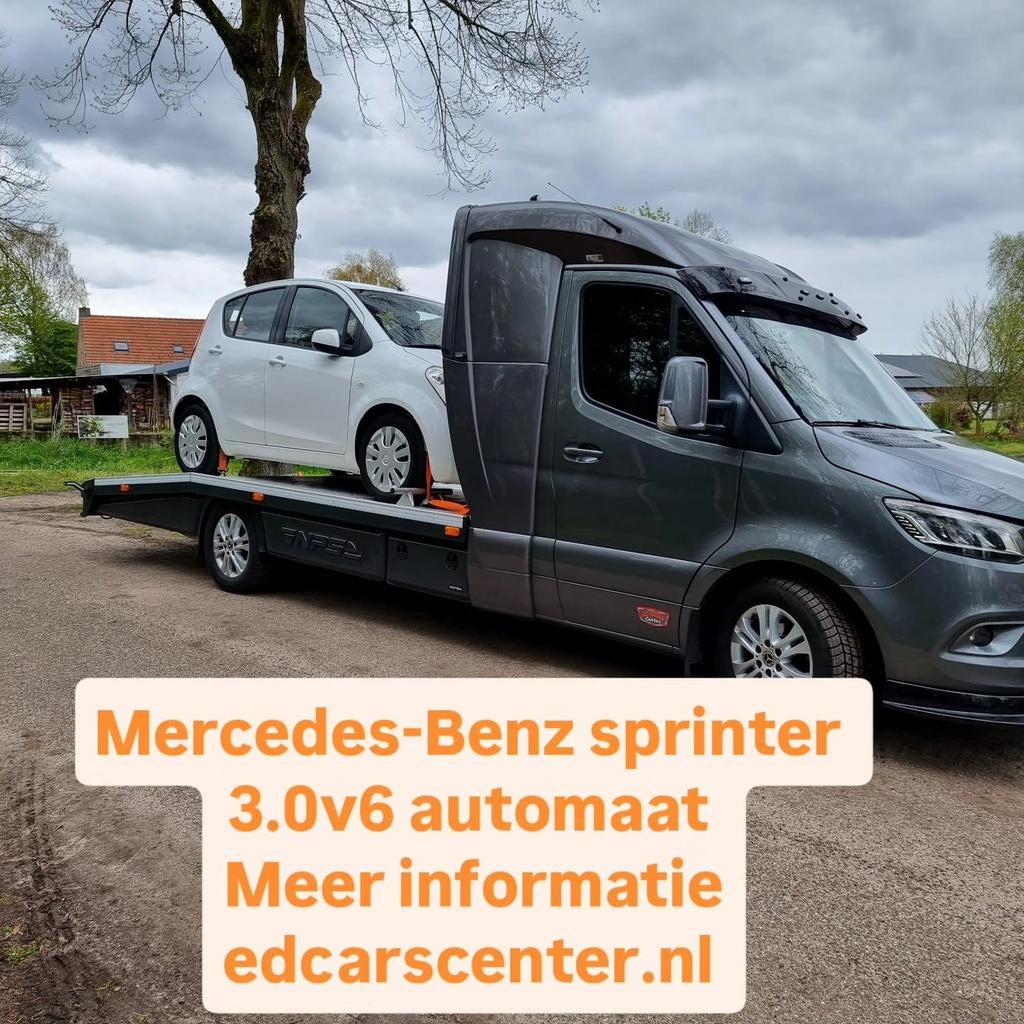 Mercedes-Benz Sprinter bj 2020 3.0v6 automaat oprijwagen NPS, Automaat, 190 pk, 2987 cc, Bedrijf