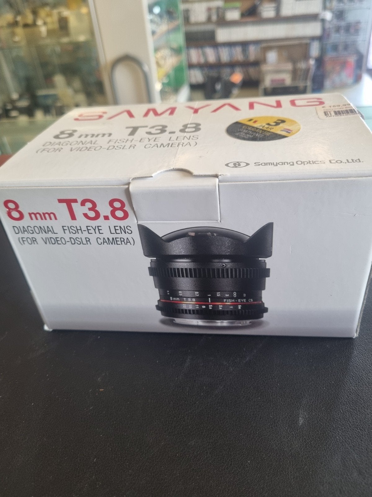Samyang 8mm T3.8 Diagonale Fisheye Lens voor Video-DSLR, Handmatige focus, Samyang, Fisheye-lens, Ophalen of Verzenden
