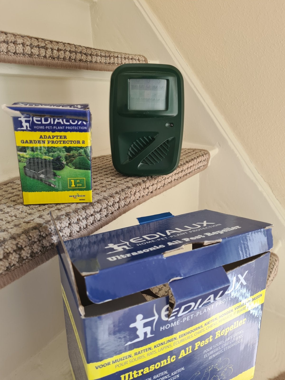 Tuin ultrasonic voor katten en honden, Tuin en Terras, Ophalen of Verzenden, Zo goed als nieuw, Ongediertebestrijding