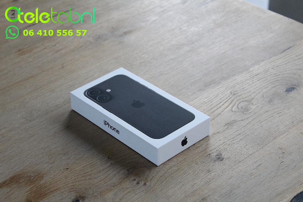 Apple iPhone 16 - 128GB - Zwart | Nieuw & Geseald | Garantie, Apple, Zwart, Nieuw, IPhone 16