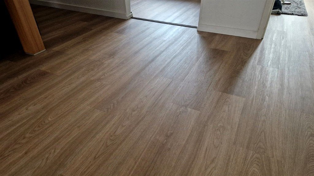Nieuw, ongepakt PVC laminaat cca 12 m²,, Ophalen, 50 tot 150 cm, Nieuw, 10 m² of meer