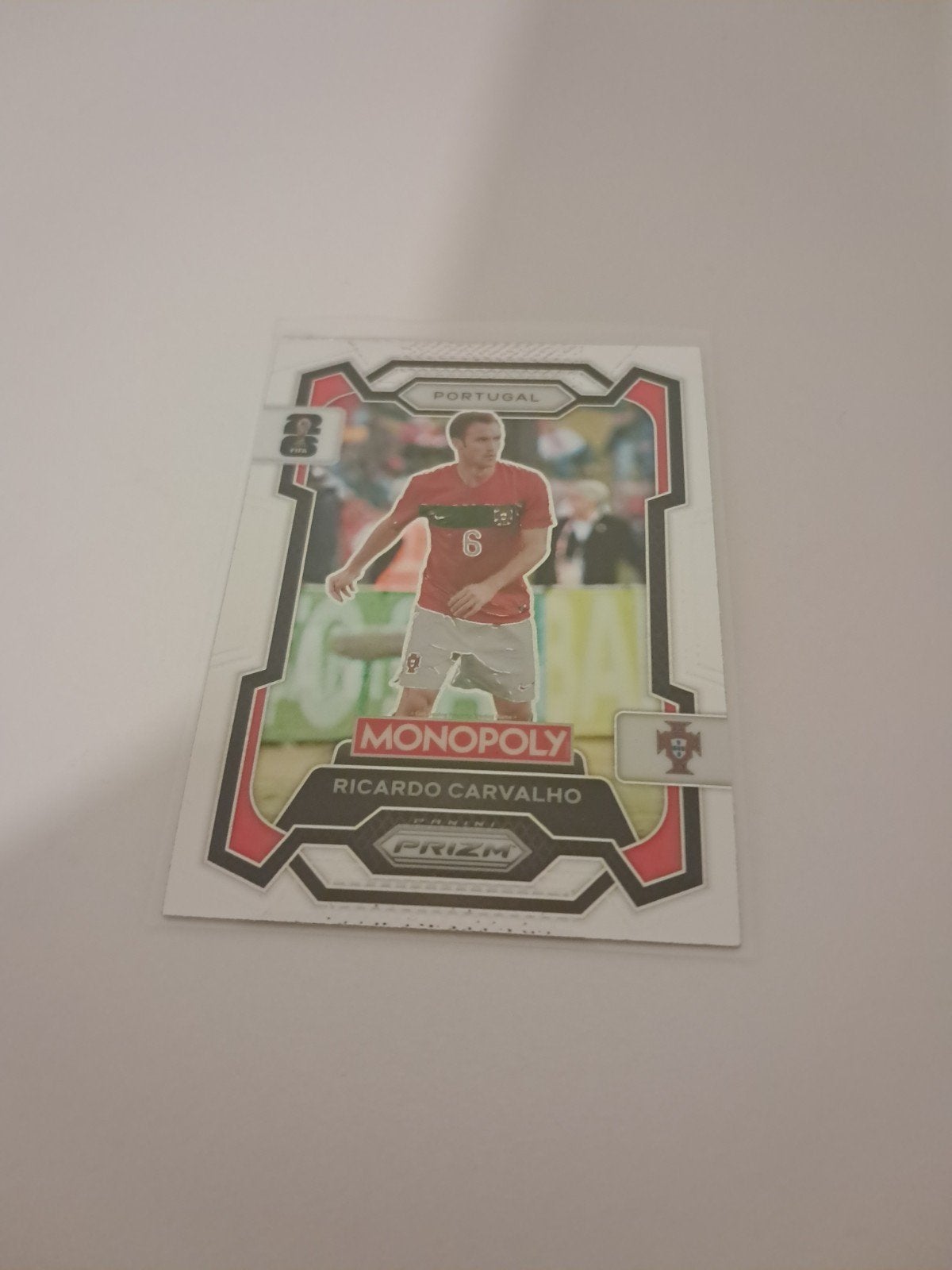 Ricardo Carvalho Monopoly Prizm Voetbal Spelerskaart, Ophalen of Verzenden, Zo goed als nieuw, Buitenlandse clubs, Spelerskaart