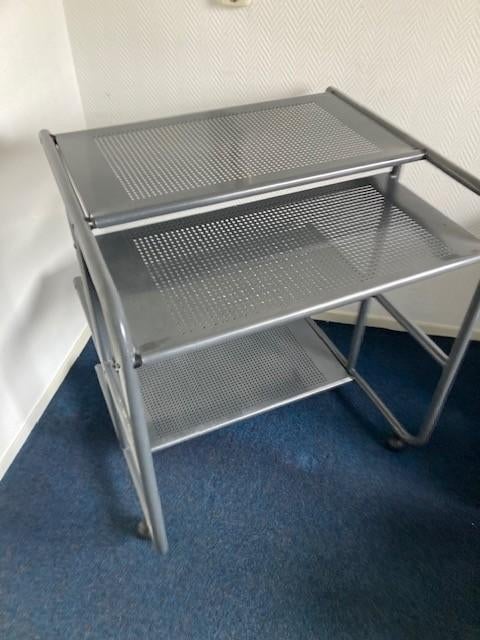 computer tafel, Gebruikt, Metaal, 80 cm, Overige merken