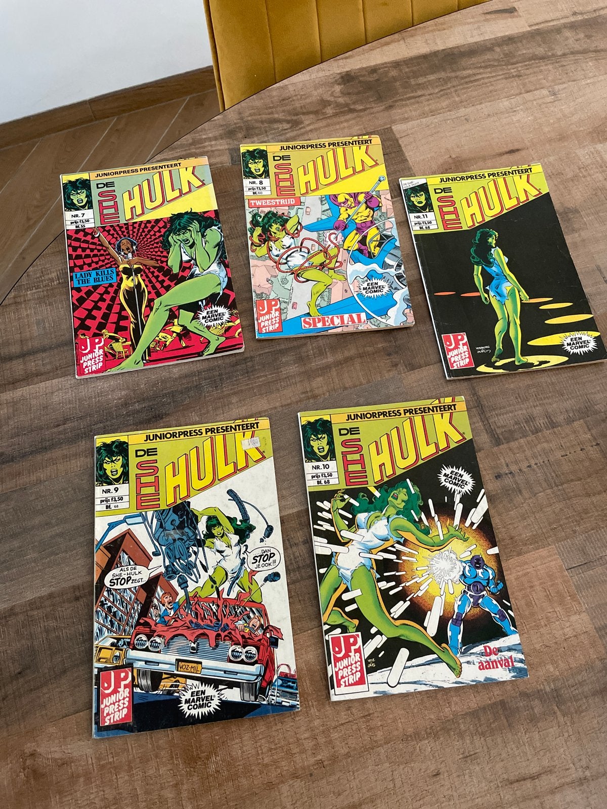 De She-Hulk Juniorpress Stripboeken - Complete Set, Complete serie of reeks, Ophalen of Verzenden, Gelezen