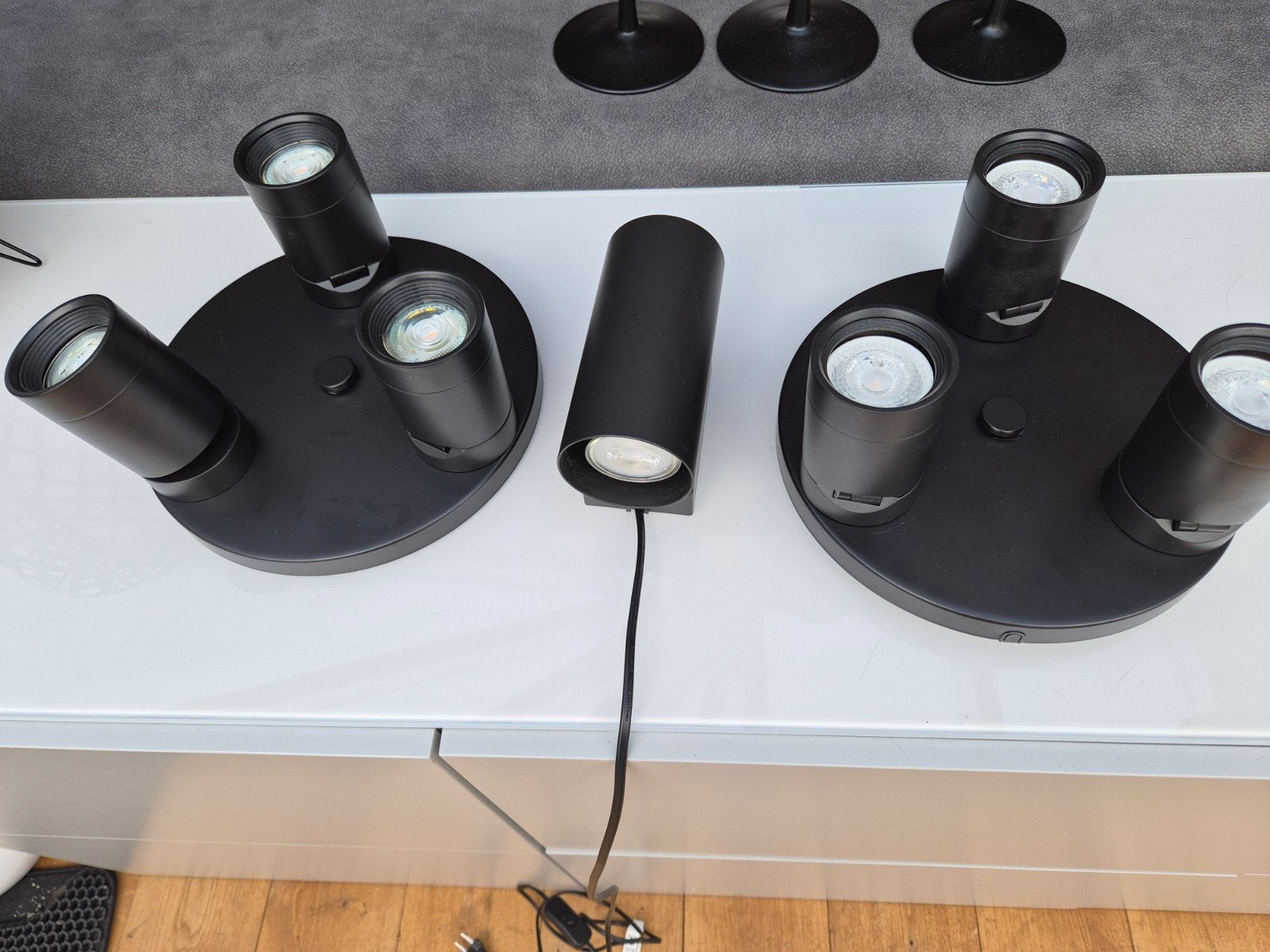 2 ikea
Nymåne plafondspots en dubbele wandlamp, Ophalen of Verzenden