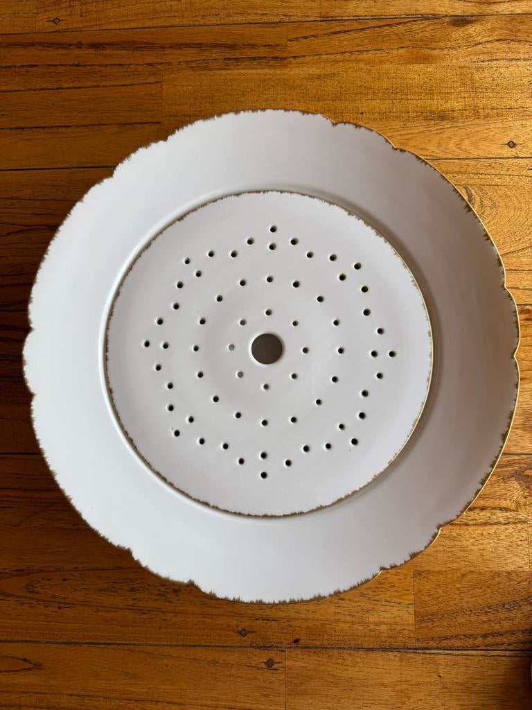 Haviland Limoges porseleinen zeer grote treef, Ophalen, Overige stijlen, Porselein, Schaal of Schalen