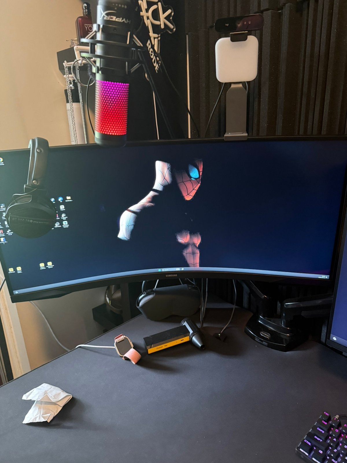 34” CURVED GAMING MONITOR SAMSUNG 165HZ, Curved, Zo goed als nieuw, Ophalen, Gaming
