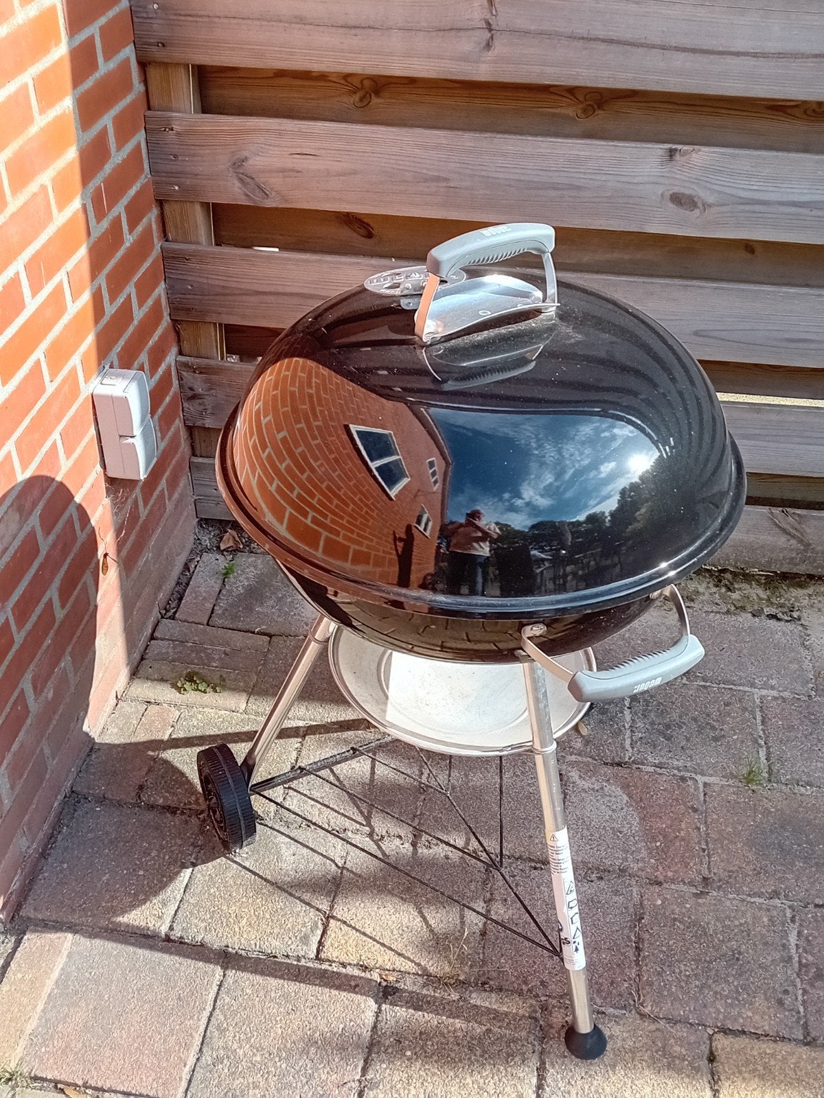 Weber Compact Kettle BBQ 47 cm, Ophalen, Zo goed als nieuw, Weber