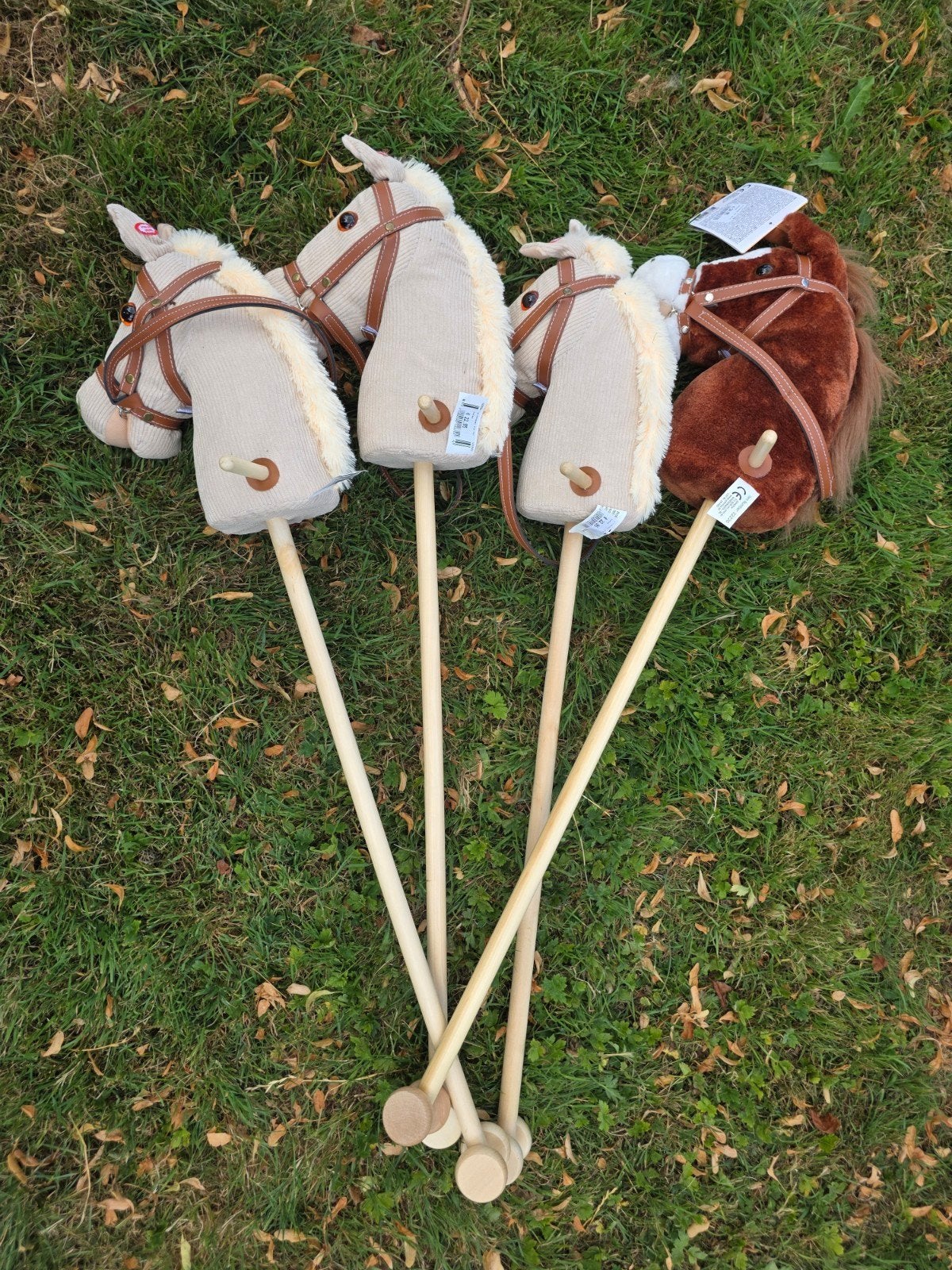 Houten stokpaardjes - Nieuw met label, Ophalen of Verzenden, Nieuw, Jongen of Meisje