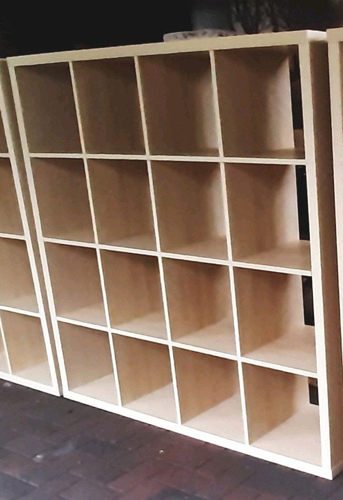 ikea kallax Vakkenkast 4x4 vakken  berkenkleur, Ophalen, Zo goed als nieuw