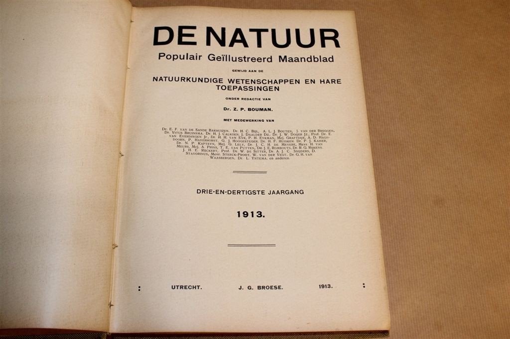 De Natuur — Complete Jaargang 1913, Ophalen of Verzenden