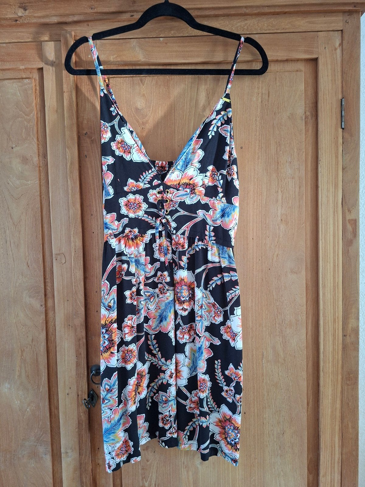 O'Neill Zomerjurkje met bloemenprint - Maat XL, Maat 46/48 (XL) of groter, Zo goed als nieuw, O'Neill, Boven de knie