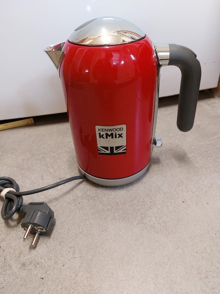 Kmix kenwood rood waterkoker  tekoop, 1 tot 2 liter, Ophalen of Verzenden, Gebruikt