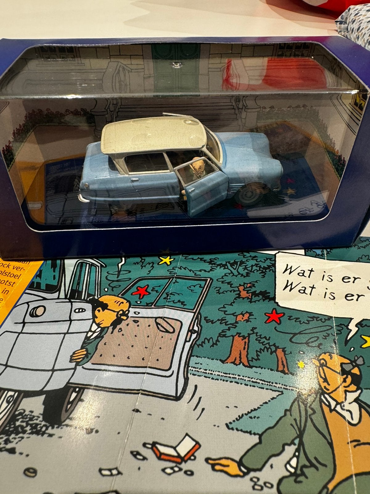 Kuifje auto 1:43 Citroën ami6 uit juwelen b castafiore, Ophalen of Verzenden, Kuifje, Zo goed als nieuw, Beeldje of Figuurtje