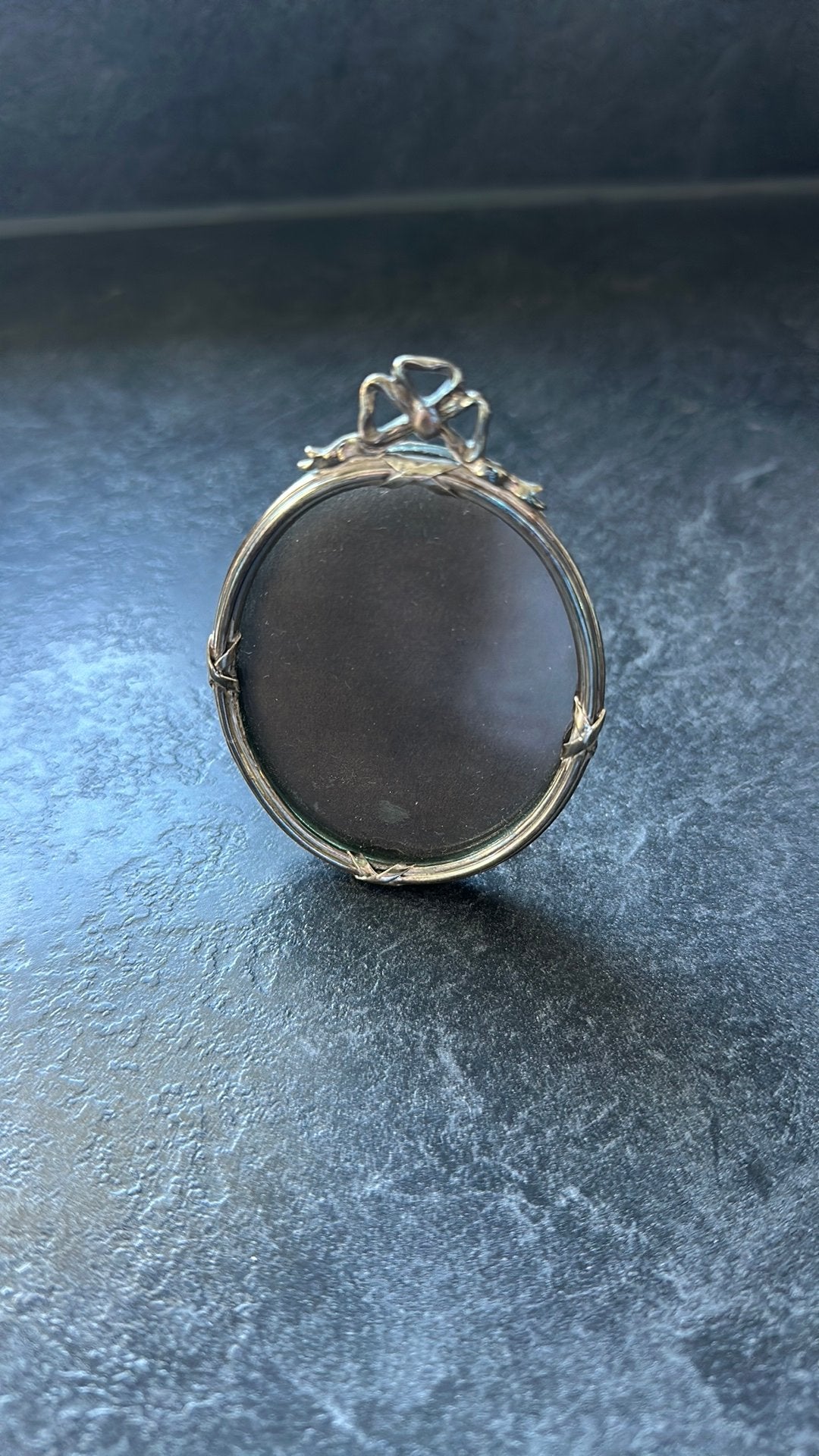 Fotolijstje strik zilver, Ophalen of Verzenden, Zilver, Overige merken