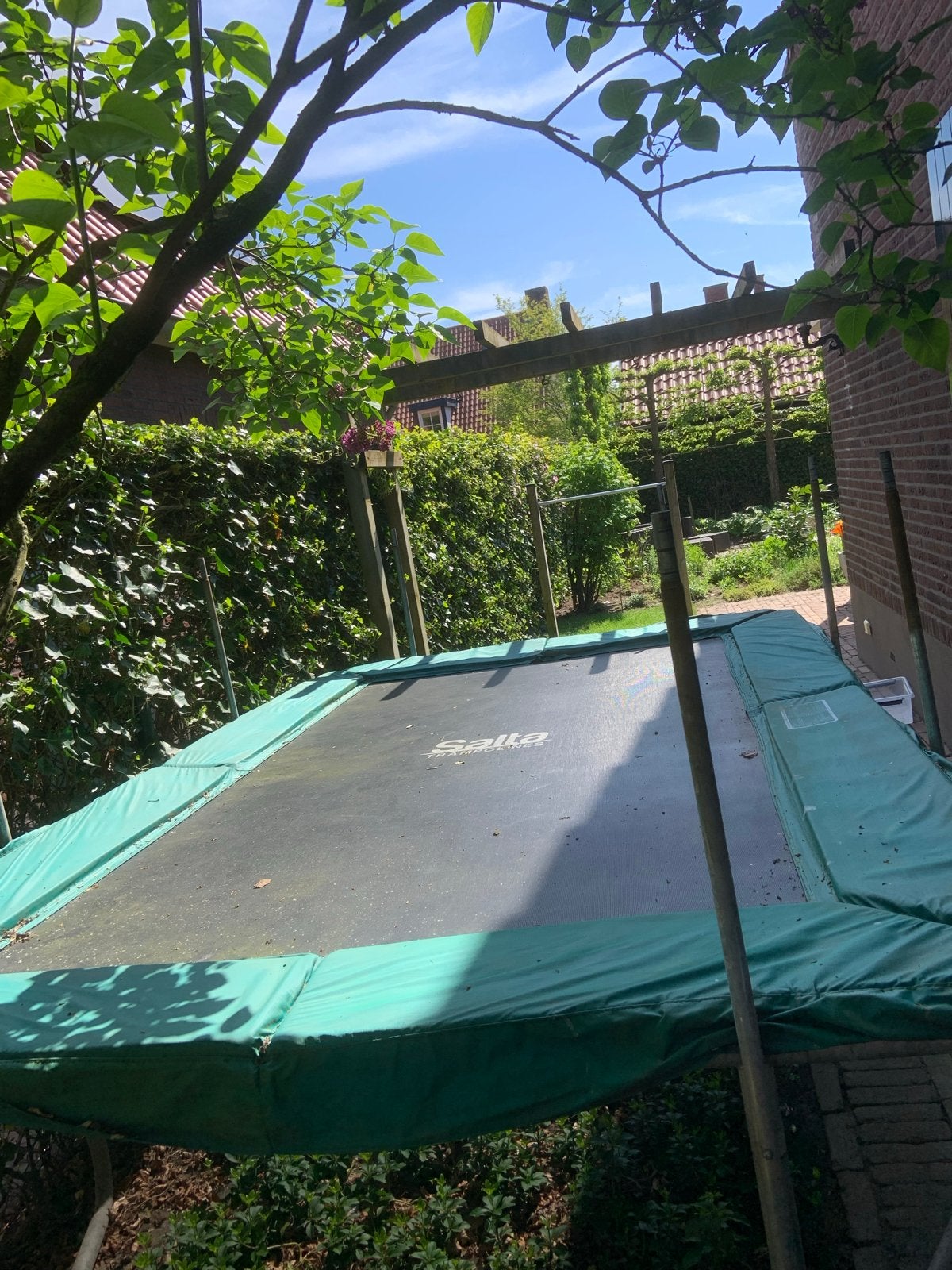 Salta trampoline met afmetingen en merk, Ophalen, Gebruikt