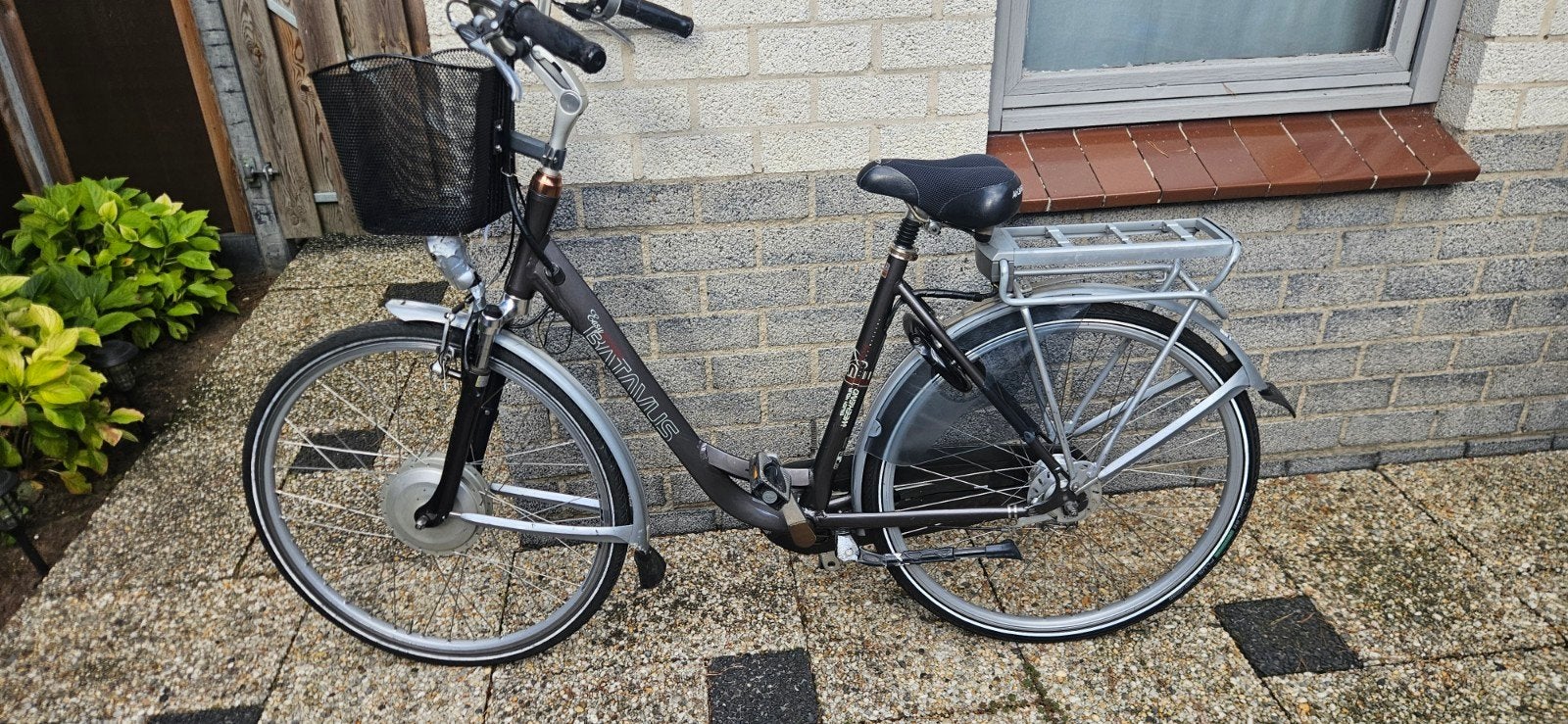 electrische Batavus Easy Weekend Damesfiets met lage instap, Ophalen, Velgrem, (Extra) lage instap, Batavus