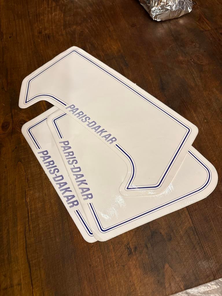 Honda MT Paris Dakar Stickers Kappen wit NOS, Ophalen of Verzenden, Nieuw, Kap