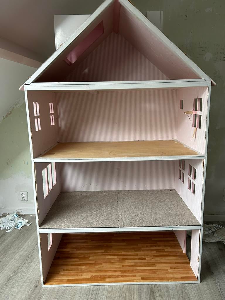 Poppenhuis GROOT, Kinderen en Baby's, Speelgoed | Poppenhuizen, Ophalen, Gebruikt, Poppenhuis