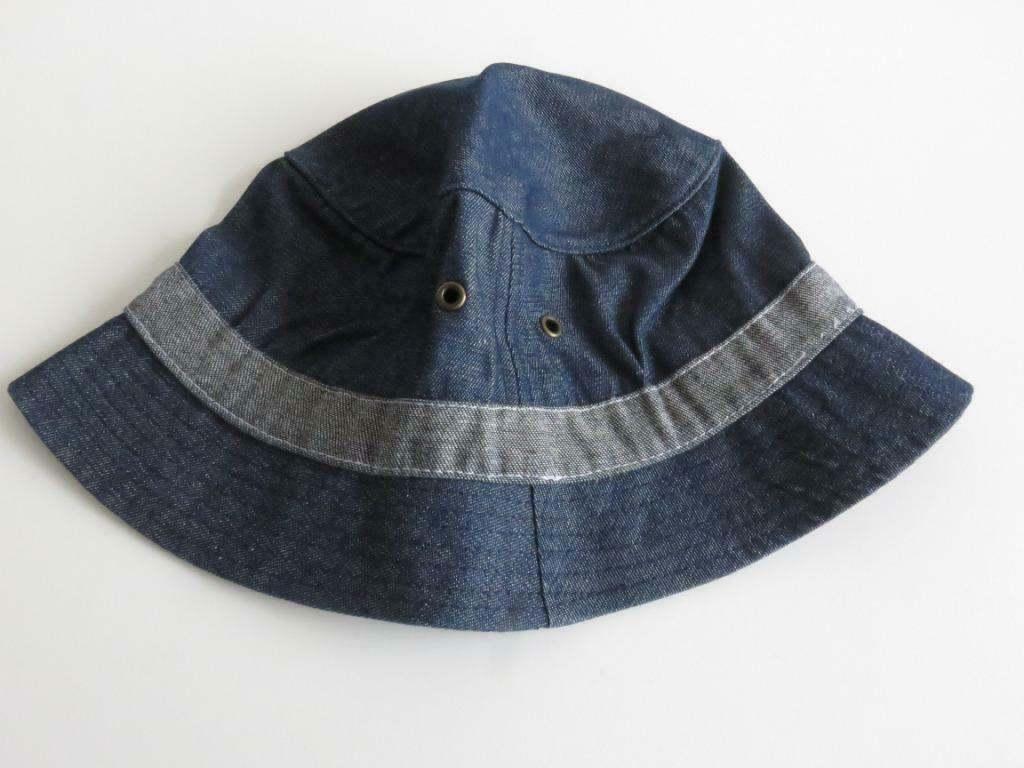 Donkerblauw Vissershoedje Denim jeans stof maat 57 cm, Ophalen of Verzenden, Zo goed als nieuw, 56 of 57 cm (M, 7 of 7⅛ inch)