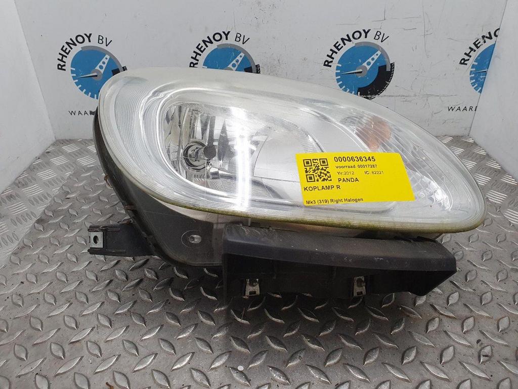 FIAT PANDA panda plus 0.9 TwinAir Lounge  KOPLAMP R 2012, Ophalen of Verzenden, Gebruikt, Stiba lid