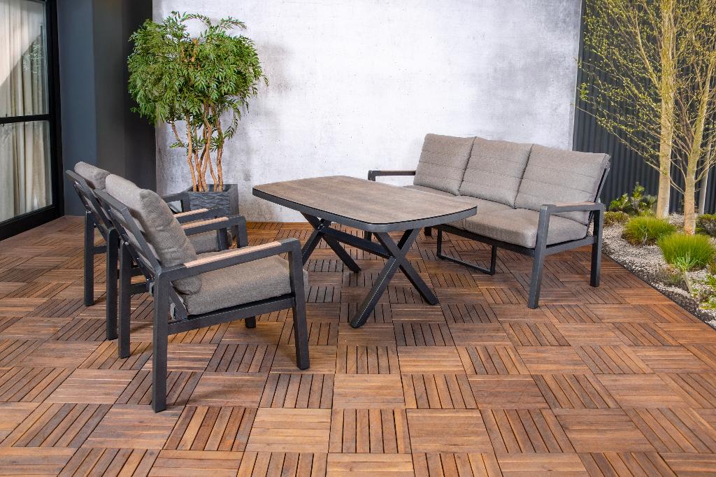 Donna loungeset, Tuin en Terras, 5 zitplaatsen, Ophalen of Verzenden, Loungeset, Bank