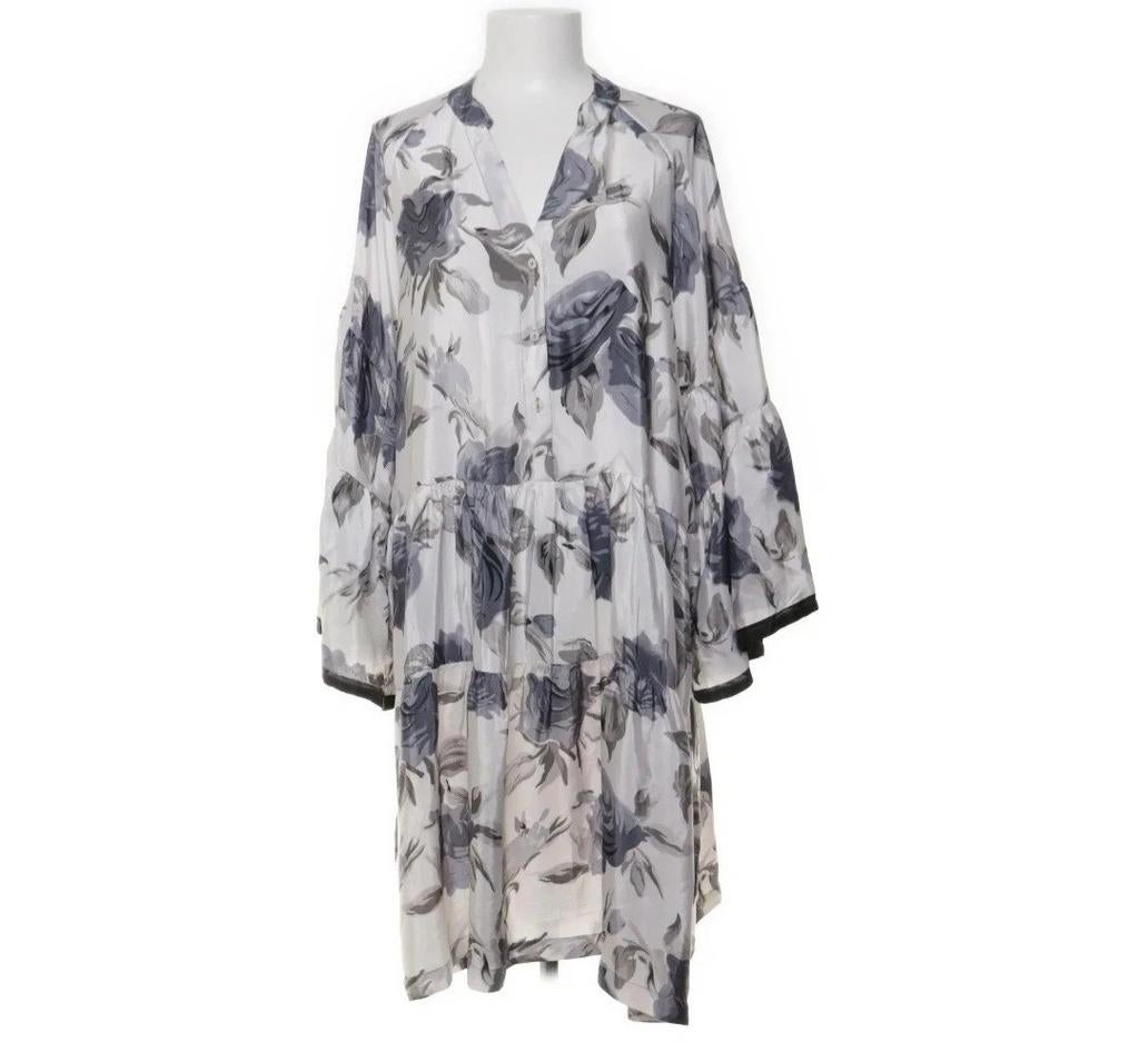 Sissel Edelbo Upcycled Oversized Jurk One Size  Nieuw!, Maat 38/40 (M), Verzenden, Wit, Nieuw