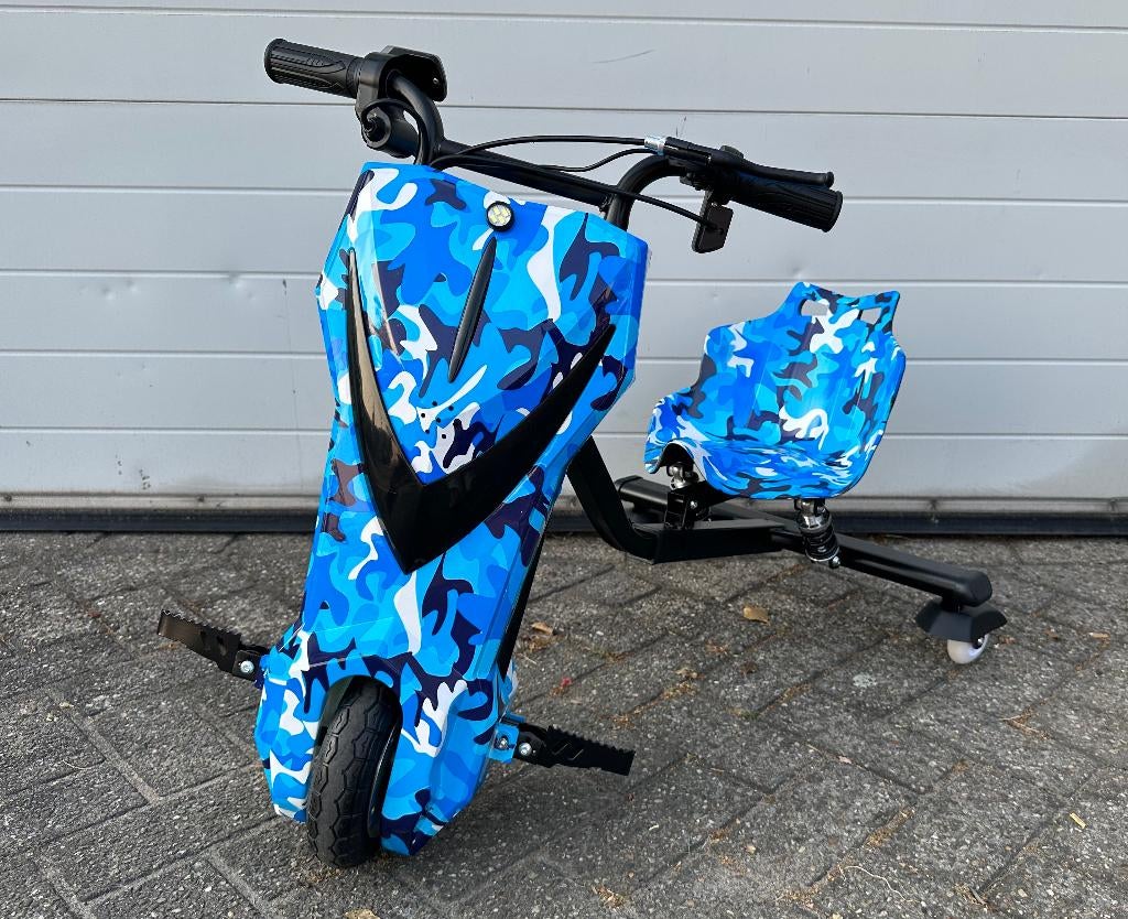 Elektrische Drift Trike Kart 250W 36V Bluetooth - VERLICHTIN, Kinderen en Baby's, Speelgoed | Buiten | Voertuigen en Loopfietsen