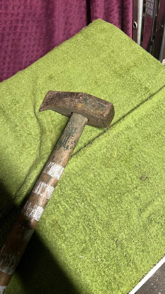 Kloofbijl, Ophalen, Gebruikt, Handmatig