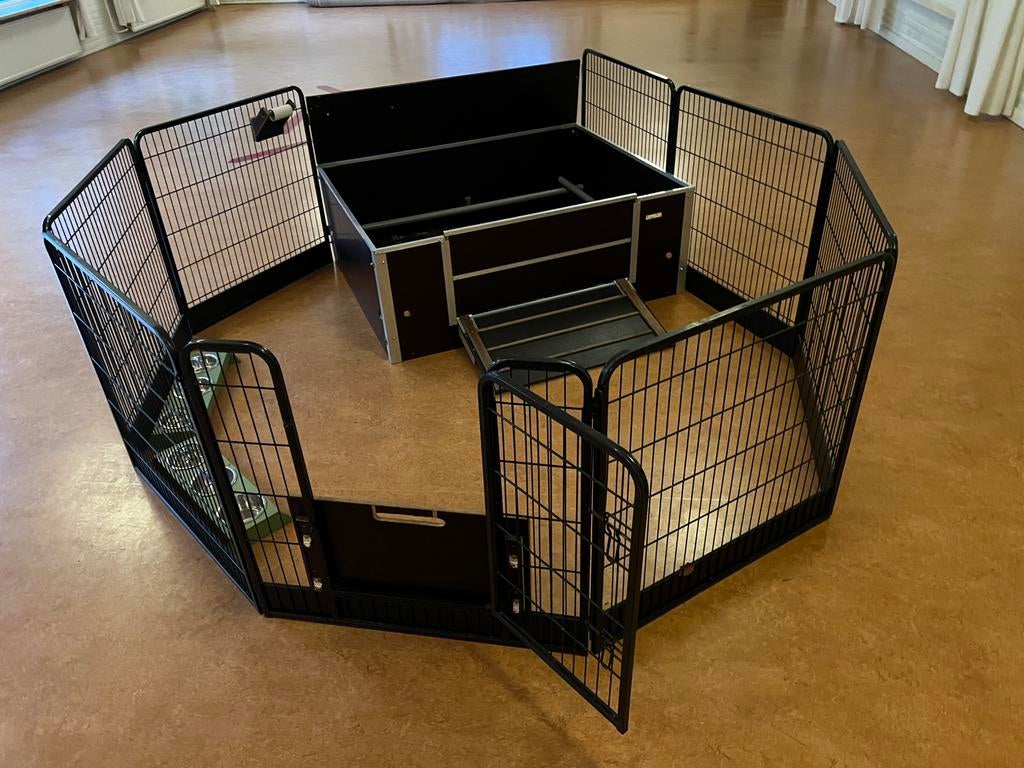 Honden Werpkist te huur, Dieren en Toebehoren, Hondenhokken, Gebruikt, Minder dan 65 cm, 110 cm of meer, Ophalen