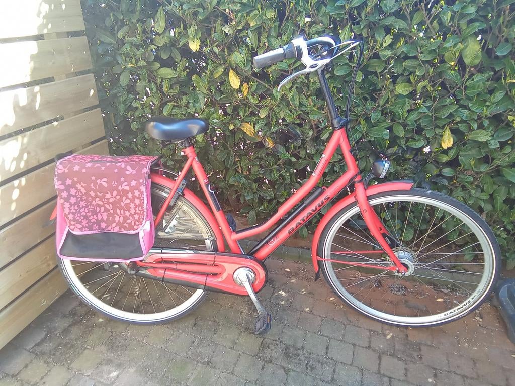 Batavus winner fiets rood 54cm, Ophalen, 53 tot 56 cm, Versnellingen, Batavus