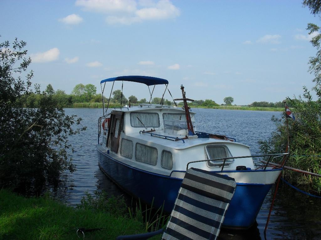 Stalen motorkruiser, Peters klassieker, Watersport en Boten, Ophalen, Gebruikt