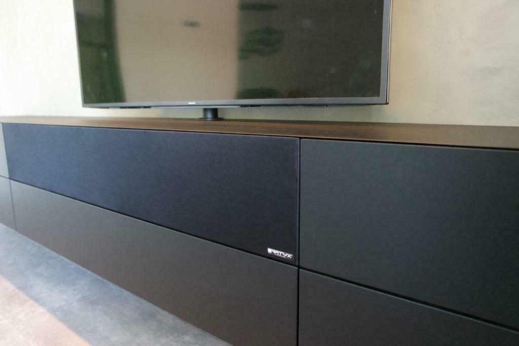 tvkast hangend met soundbarfront voor centerspeaker Artyx 37, Huis en Inrichting, Kasten | Televisiemeubels, Ophalen, Nieuw, 200 cm of meer