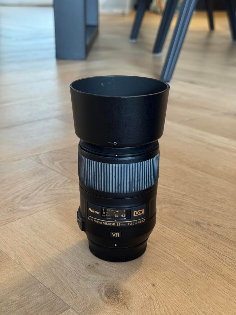 Nikon 85 mm Macro DX lens f3.5 met VR, Ophalen of Verzenden, Zo goed als nieuw, Macrolens
