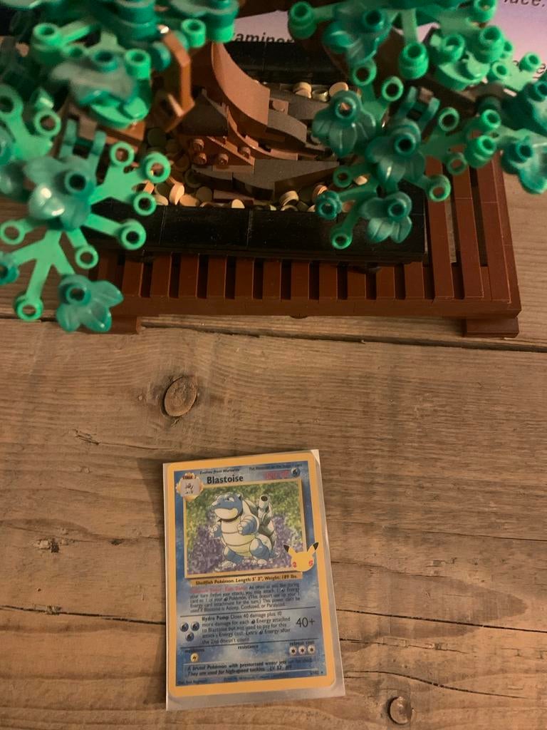 Zeldzame 1995 Blastoise Pokémonkaart celebration, Ophalen of Verzenden, Gebruikt, Losse kaart