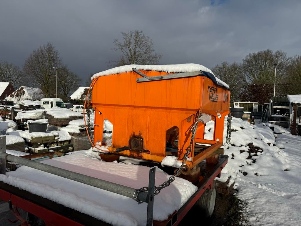Zoutstrooier - Winterklaar!, Ophalen