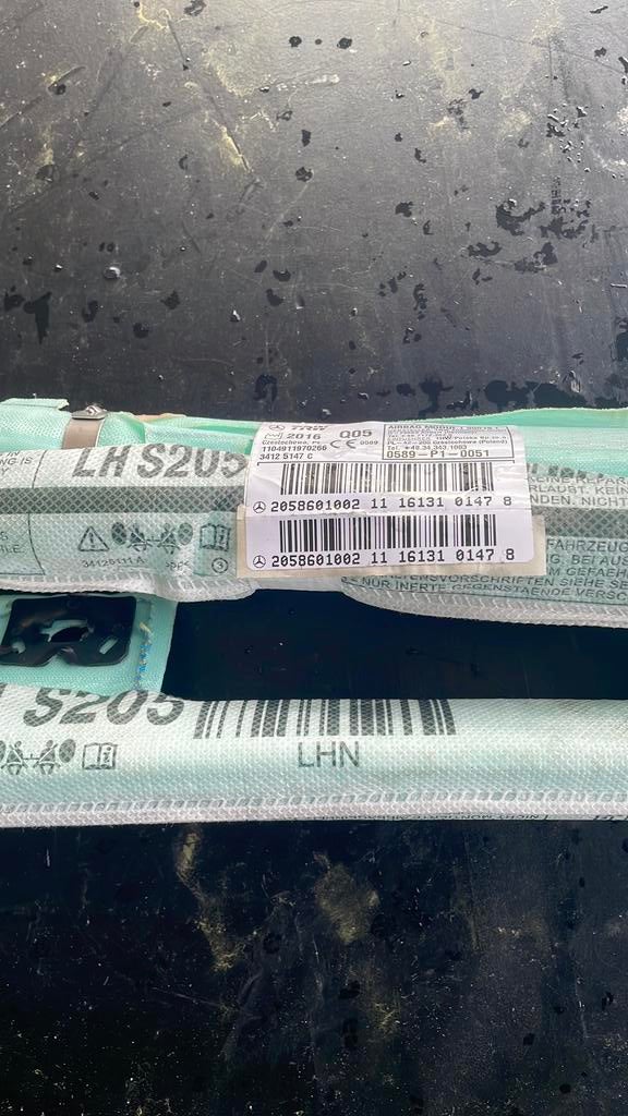 A2058601002 hemelairbag Mercedes C links, Ophalen