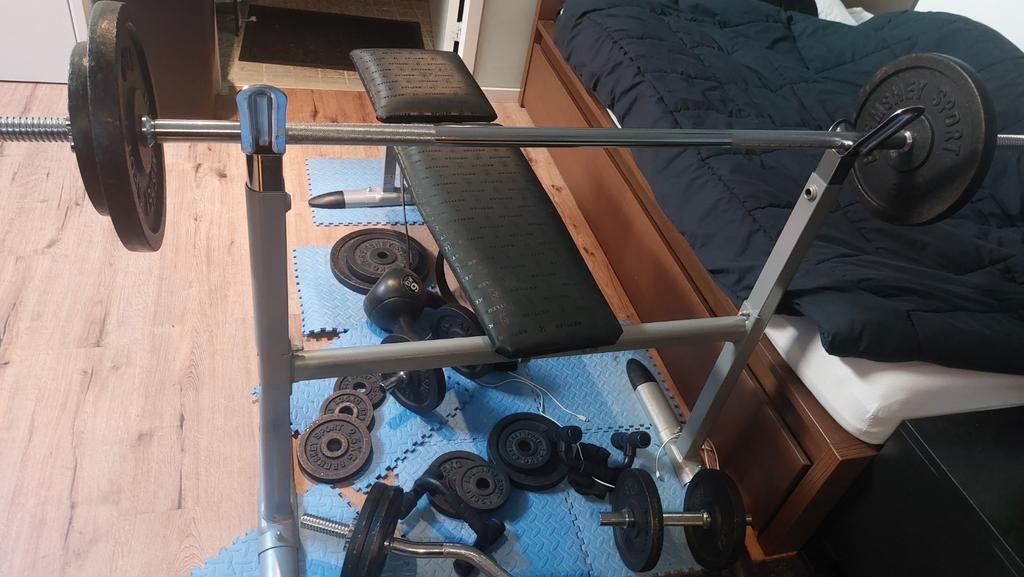Kettler Krachtstation met Gewichten, Sport en Fitness, Fitnessapparatuur, Ophalen