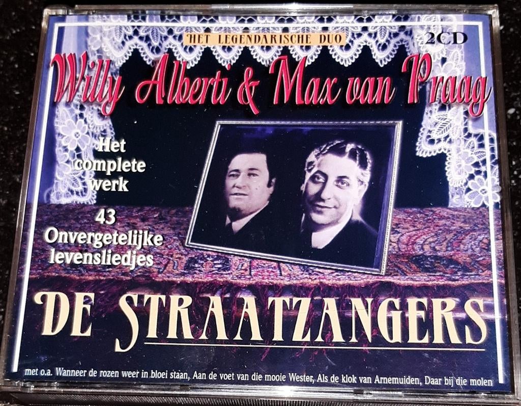 Willy Alberti & Max van Praag de Straatzangers, Ophalen of Verzenden, Zo goed als nieuw, Levenslied of Smartlap