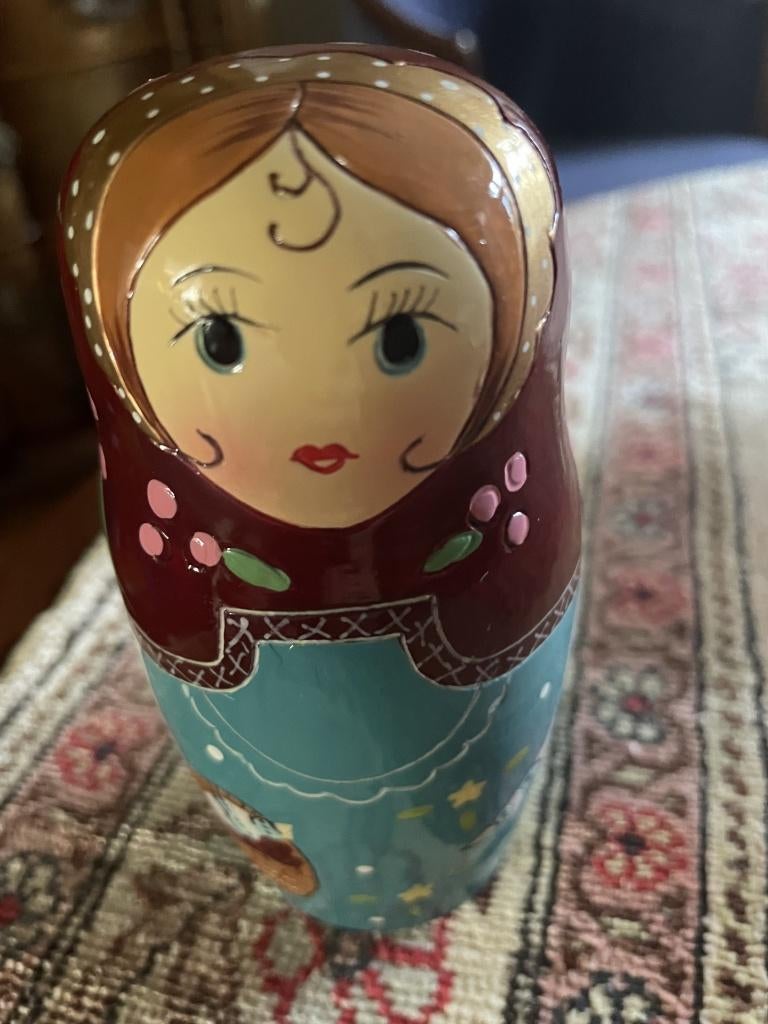 Spaarpot matroushka 12 cm hoog, Verzamelen, Spaarpotten, Ophalen of Verzenden, Nieuw