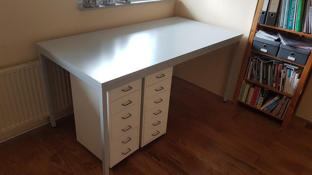 tafel (kantoor / werk tafel), Vijf personen of meer, Rechthoekig, 50 tot 100 cm, Ophalen of Verzenden