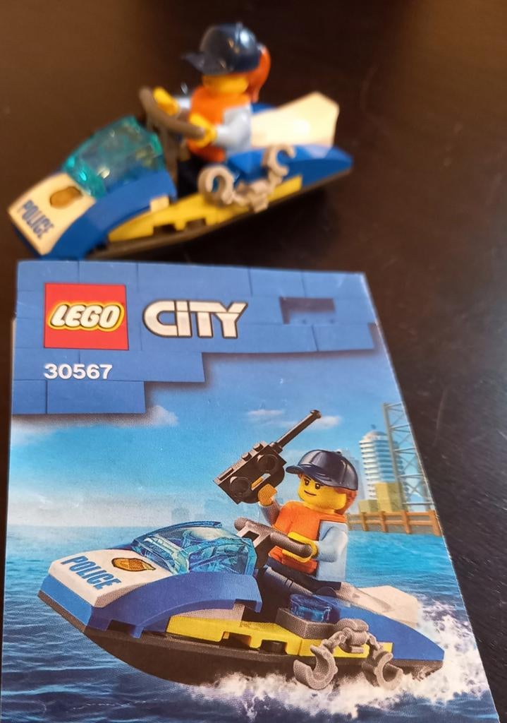 LEGO City 30567 Politie Waterscooter - Compleet, Ophalen of Verzenden, Zo goed als nieuw, Complete set, Lego