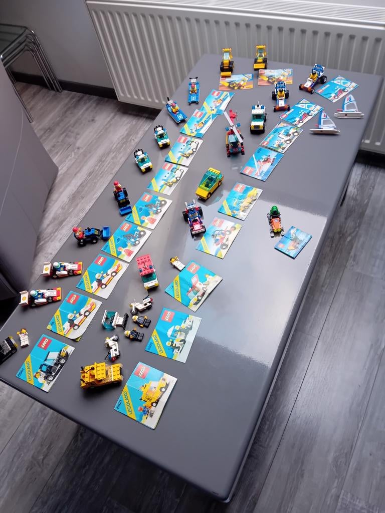 Vintage kleine lego setjes jaren 80 met instructies, Ophalen of Verzenden, Gebruikt