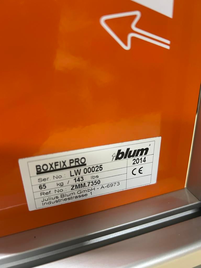 Blum Boxfix Pro - Professionele montagehulp, Zakelijke goederen, Machines en Bouw | Houtbewerking, Ophalen of Verzenden