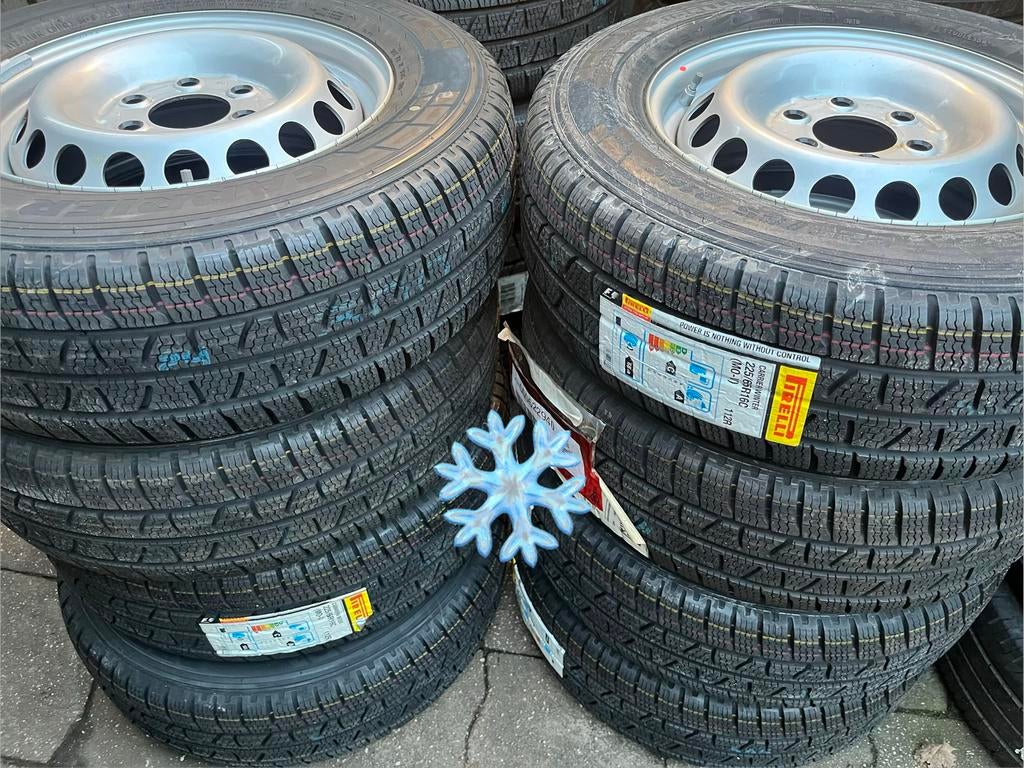NIEUWE orig. Mercedes Sprinter of Crafter Pirelli winterset, Bestelwagen, 16 inch, Banden en Velgen, Nieuw