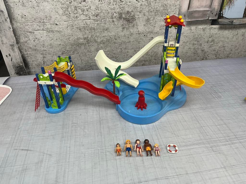 Playmobil Waterpark Set + Extra Set, Ophalen, Gebruikt, Complete set