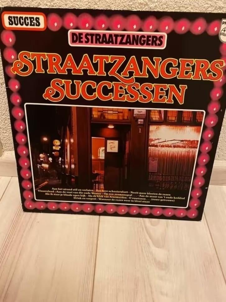 LP Nederlandstalig de straatzangers successen, Cd's en Dvd's, Vinyl | Nederlandstalig, Gebruikt, Levenslied of Smartlap, 12 inch
